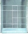 Baie d'ascenseur couliss Galva Larg.1100 / 1800 décalage broche fiche - BAC180GBIS