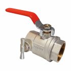 Vanne à sphère à purge - double Femelle 20/27 - Poignée plate réversible - Débit d'eau optimal avec le passage intégral - Etanchéité renforcée, maintenance facilité par la double sécurité, joint torique et presse-étoupe