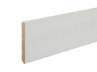 Plinthe peint bord vifs Sapin blanc - Long. 2005 mm x larg. 68 mm x ep. 9 mm