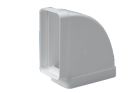 Coude horizontal 90° - Pour réseau équivalent Ø 80 ou 100 mm - 55 x 110 femelle