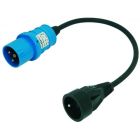 ACCESSOIRE KOHLER RAP - Adaptateur prise industrielle 16A vers prise domestique 10/16A