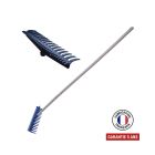 RATEAU REVERSIBLE 16/30 DENTS NYLON RENFORCÉ FIBRE DE VERRE EM 1M65 PEFC