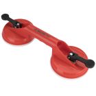 Ventouse corps plastique double 70 Kg / SUCP70SP