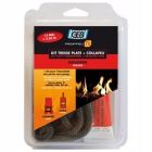 TRESSE FIBRE VERRE PLATE 15MMX2.5M KIT