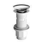 BONDE LAVABO Up Down ABS BONDE CHROME CORPS BLANC
