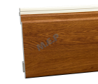 Bardage PVC - Isocel Premium+ chêne miel - long. 4m x larg. 16,6cm