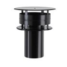 KIT CHAPEAU ASPI STI 0:150 DOM - Couleur: NOIR MAT - RAL 9019