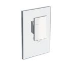 FACADE LAITON MITIGEUR DOUCHE TABULA 2 SORTIES CHROME