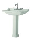 lavabo ceramique waldorf a suspendre ou sur colonne 60-55 cm