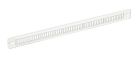 GRILLE PLATE MORTAISE 250X12 MAXIMUM COULEUR BLANC     - UB1913