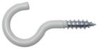 CROCHET ACIER A VISSER PLAST.  40 mm - P/20
