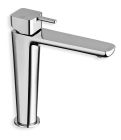 Mitigeur de lavabo mi haut KING poignée manette vidage up down - chromé