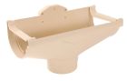 NAISSANCE CENTRALE DILATATION DIAMETRE 100 POUR PROFILE GOUTTIERE TYPE 29 SABLE - UNADT29S