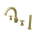 BAIN DOUCHE 4 TROUS SUR GORGE