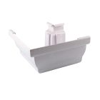 Angle extérieur gouttière carrée 90° C140 blanc - ANGLE EXTERIEUR C140 BLANC
