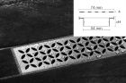 Schlüter-KERDI-LINE-E EB Kit grille/cadre - longueur : 1,2m