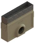 Avaloir Avec élément de visite à fente 10 mm, acier galvanisé H 6,5 cm