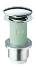 bonde lavabo up&down universelle inox plastic chrome