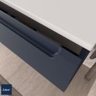 Meuble de salle de bain MONTERREY 900 2 tiroirs métalliques à fermeture amortie NIGHT BLUE 897 x 540 x 450 mm