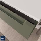 Meuble de salle de bain MONTERREY 900 2 tiroirs métalliques à fermeture amortie GREEN FOREST 897 x 540 x 450 mm
