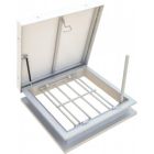 Lanterneau - Rehausse PASSADOME ORIGIN Chanfreinée 100x100 Pca10 Opal Ht 170 Grille Ouvrante Bae Crosse