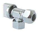 Robinet de WC 1/4 de tour équerre Ecrou Prisonnier 12/17 - Raccordement bicone pour tube Cuivre Diamètre 10mm, raccordement facile sans soudure à la canailisation cuivre existante de D10mm