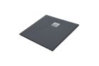 Receveur Centuria Slate R2 carrée 90X90 basalto mcbath