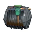 Fosse toutes eaux - Carat XL super renforcée 10000 L avec micro-dôme, couvercle et préfiltre Anaérobix