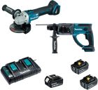 Ensemble de 2 machines Batterie 18 V LXT (DGA504 + DHR202)