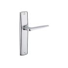 Poignée de porte à béquille Arès chrome 165mm