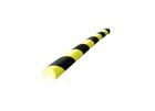 Protection d'angle ouverture 25mm mousse noir/jaune