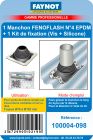 BLISTER MANCHON 4 EPDM + VIS + TUBE SIL