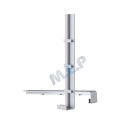 Raccord Plat (mâle) 4ml 63x11mm Gris Clair