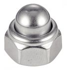 ECROUS BORGNES AUTOFREINES AVEC BAGUE NYLON DIN 986 10
