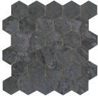 Grès cérame - KUARTZ ANTRACITE HEXAGONO 30X30