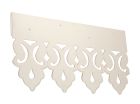 LAMBREQUIN HAUTEUR 250MM BLANC       - ULAMB25B