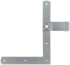 EQUERRE ACIER DROITE BICHRO.  13 X 200 X 250 mm DROITE - P/10