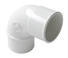 COUDE SIMPLE MALE/FEMELLE 87'30 DIAMETRE 50 BLANC - UCJ8B