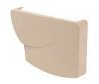 FOND GOUTTIERE DROIT A COLLER POUR TYPE PROFILE LG38 SABLE - UFD38S