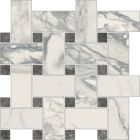 GRES CERAME - IMM MOS INTRECCIO BIANCO ARABESCATO NAT