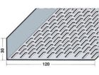 Profilé de ventilation réglable (de 160 à 230mm) Profilé de ventilation Naturel Longueur 2,50m