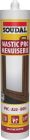 Mastic silicone neutre menuiserie brun - cartouche de 280ml