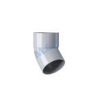 Coude mâle-femelle45° - Coude mâle-femelle45° pour Tuyau diamètre 100mm couleur GRIS