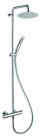 colonne de douche thermostatique new day nf c 2 chrome