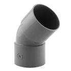 Coude PVC évacuation 45° femelle/femelle Ø40 - COUDE FEMELLE 45° D 40 140p