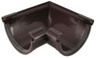 ANGLE MIXTE GOUTTIERE A JOINT DEV25 MARRON
