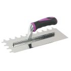PLATOIR A COLLE INOX 280 X 115 DENTURE DEMI-LUNE 20x15MM
