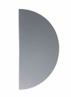 PLAQUE DE POUSSEE DEMI-LUNE INTERIEUR Clf-S1/M2 ADH ANTIBACT 150MM X 300MM