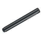 DOUCHETTE MONOJET RONDE METAL CHROME NOIR BROSSE***PD10275