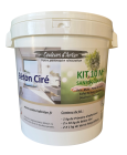 Kit 10 m² Béton Ciré SANS SOLVANT complet (1 primaire, 2x10kg Béton Ciré, 2 vernis satin acrylique) conforme au REACH 74 2023